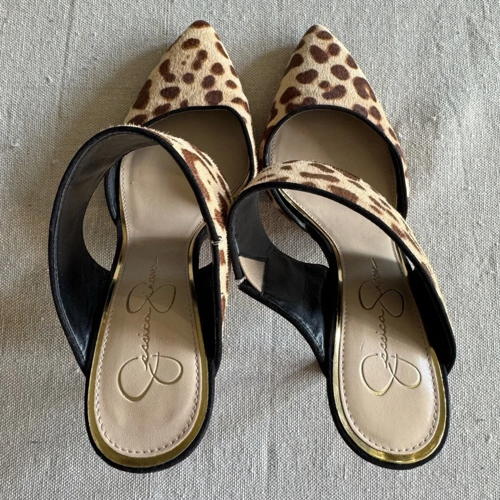 Jessica Simpson Leopard Print Heels - Picture 8 of 8